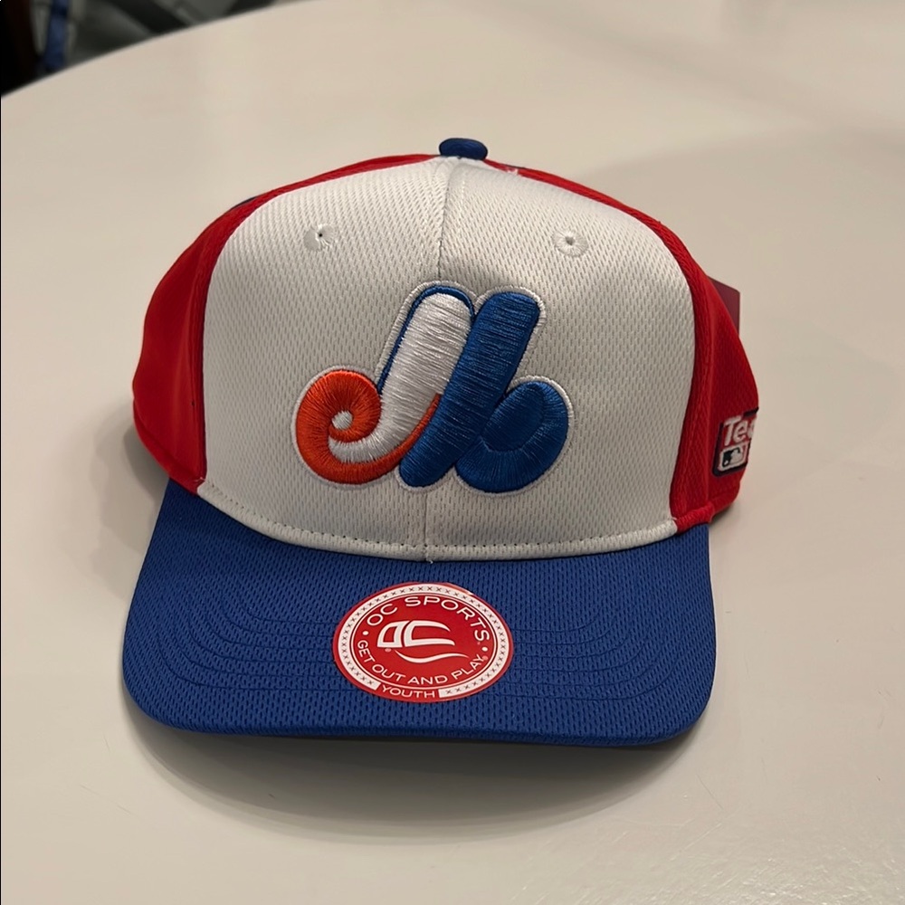 Red, White, and Blue Baseball Cap. Montreal expos youth hat